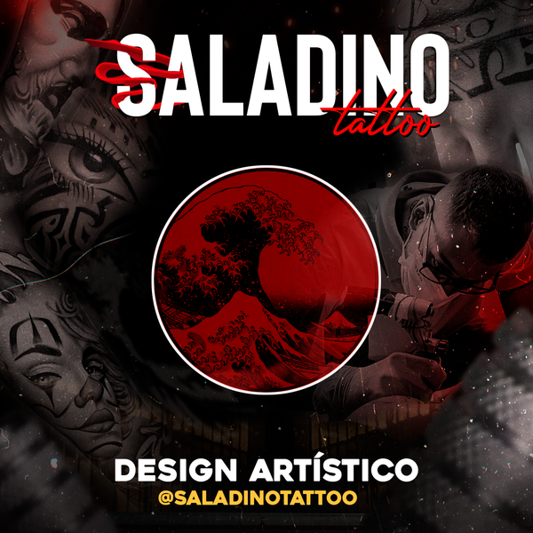 Saladino Wave Tattoo