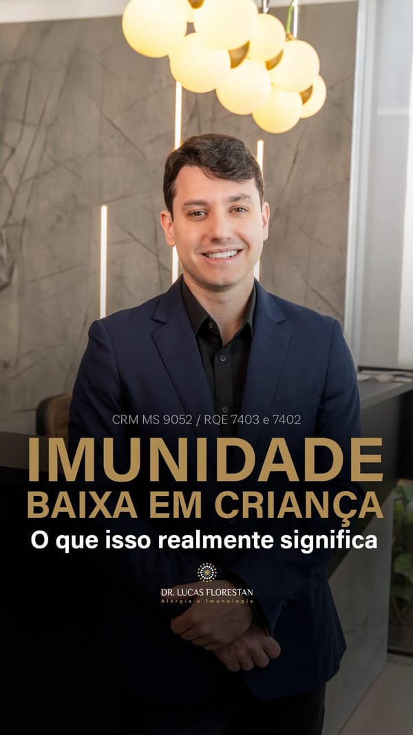 Lucas Florestan - Imunidade baixa em criança